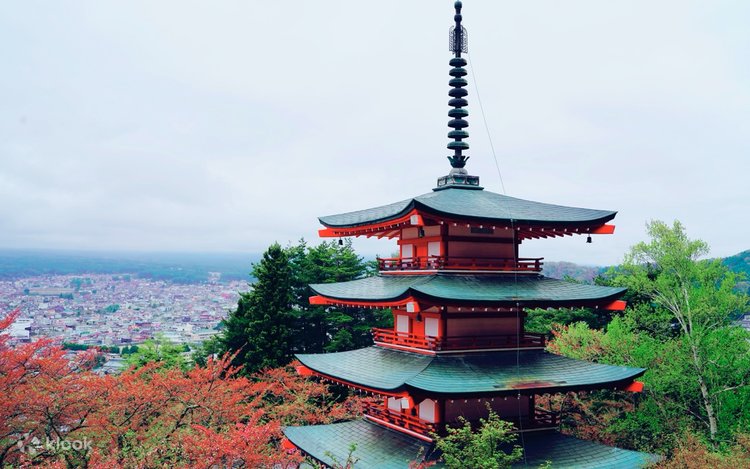 山と渓谷 Arakurayama Asama Park & Lake Kawaguchi & Cable Car Day Tour
