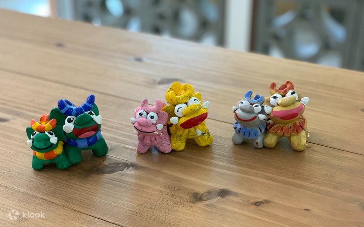 沖縄の守り神を好きな色で彩る！シーサー絵付け体験（1個）（沖縄