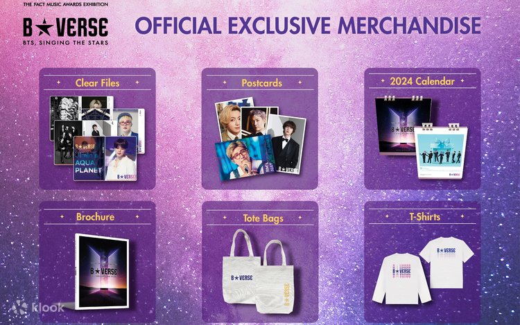 B*VERSE, BTS, SINGING THE STARS Exhibition - Klook Singapore