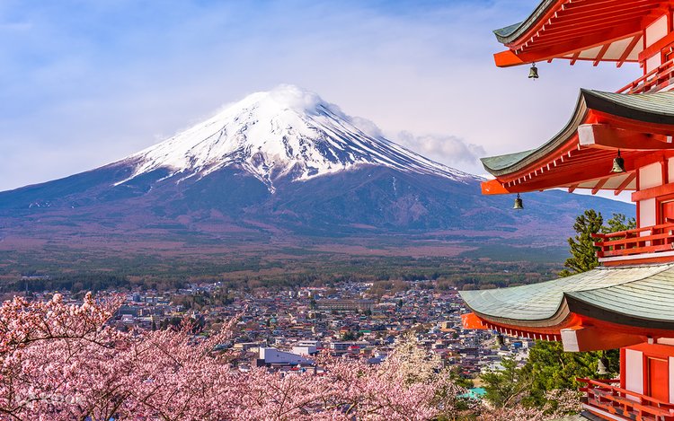 Mount Fuji Twin Lakes Internet-Famous Attractions Check-in Small