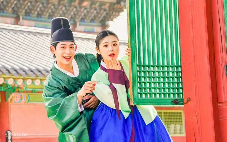 traditional korean dress White high-end wedding princess Hanbok Model  170cm Usual size Why I Wear My Hanbok