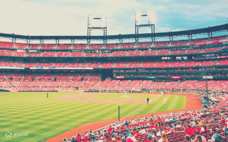 ブッシュ・スタジアムでのセントルイス・カーディナルスの野球の