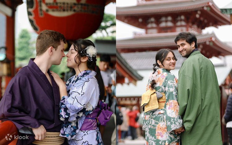 Kimono Rental with Hair Set (Provided by Tokyo/Asakusa Aiwafuku