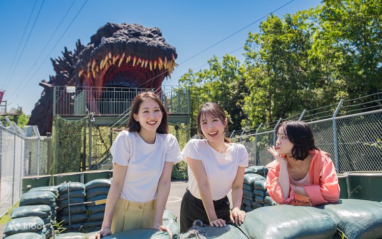 ゴジラ迎撃作戦 映画 ニジゲンノモリ コースター ニジゲンノモリ 実物大ゴジラアトラクション「ゴジラ迎撃作戦