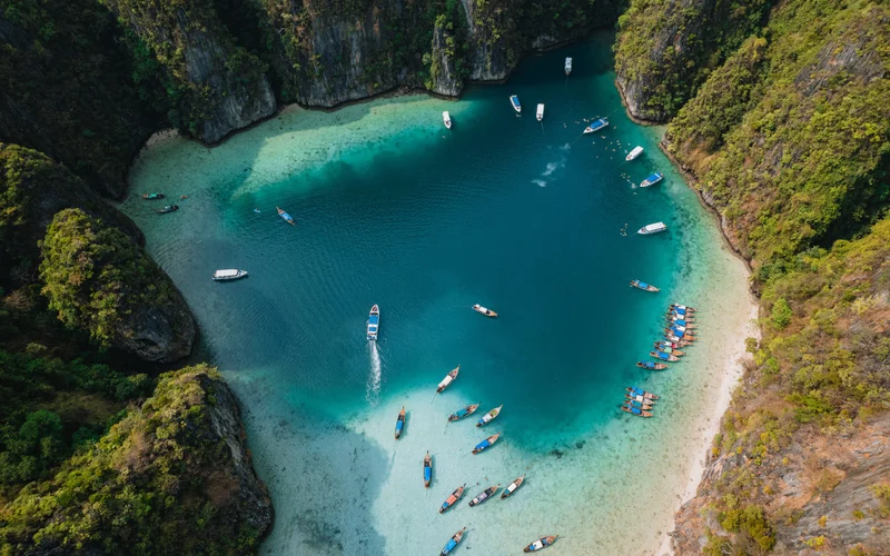 Phi Phi Islands & Maya Bay Half-Day Longtail Boat Experience