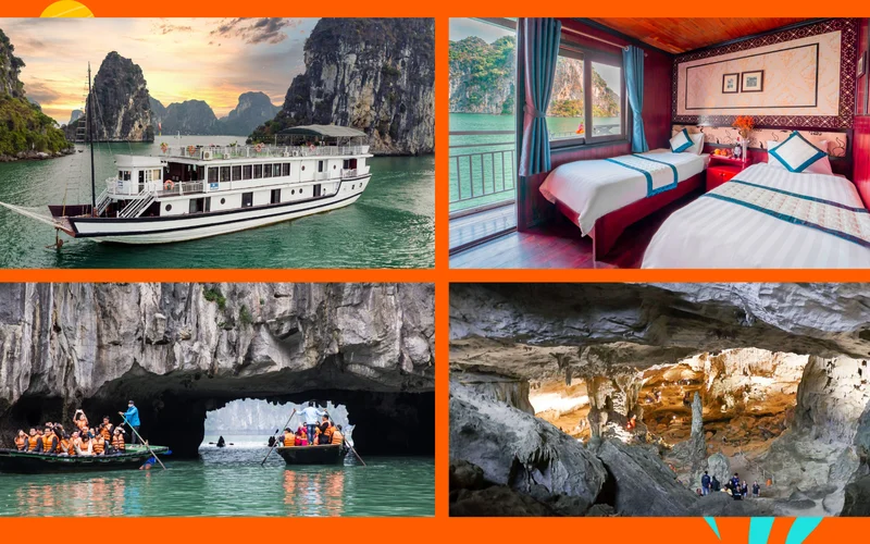Sunlight Legend 2D1N Cruise: Ha Long Bay with Sung Sot & Ti Top