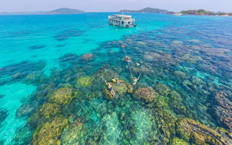 3 Island Hopping Buom, Gam Ghi, and May Rut Island Boat Day Tour