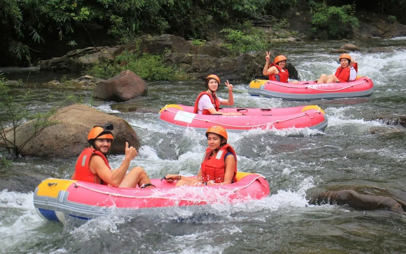 Featured tour with 7 reviews: Da Nang: Marble Mountains & Hoa Phu Thanh Rafting Day Tour