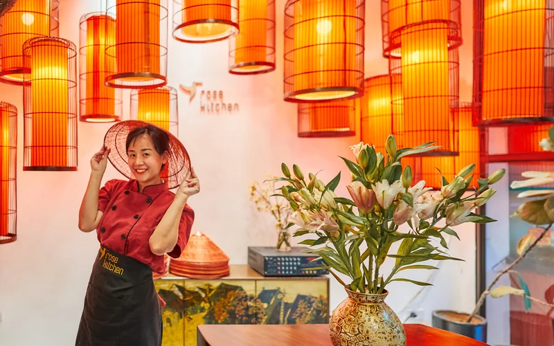 Rose Kitchen Cooking Class with Local Market Tour in Ha Noi