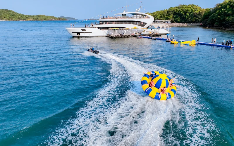 Featured tour with 22 reviews: 3 Islands Hopping Tour & Sea Sport at Nautilus Namaste Yacht