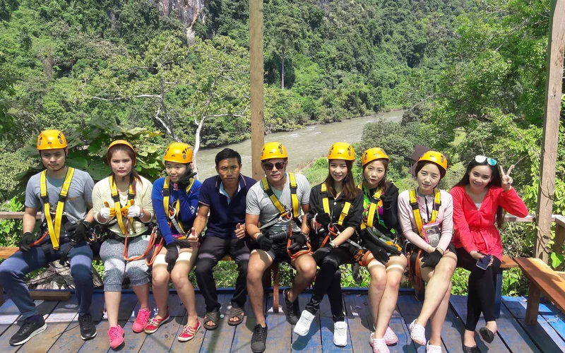 Tham Nam Cave Laos