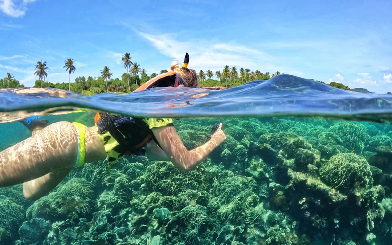 Coral Mountain & Halfmoon Reef Phu Quoc Snorkeling Tour by Speedboat