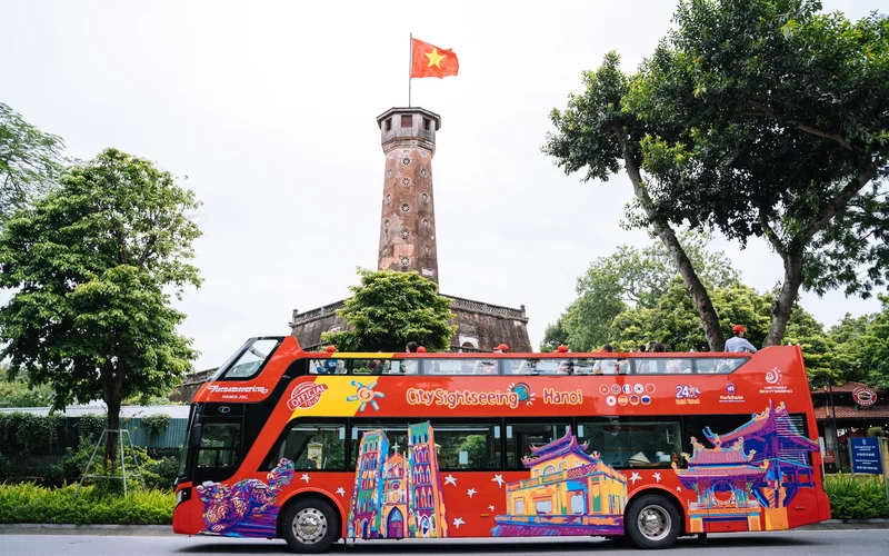 Cheapest: Hanoi Sightseeing Double-Decker Bus Ticket by City Sightseeing | From only 5 USD