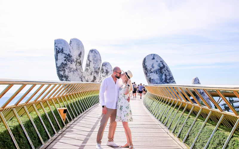 Featured tour with 10 reviews: 3 Hours Golden Bridge Photoshoot in Ba Na Hills