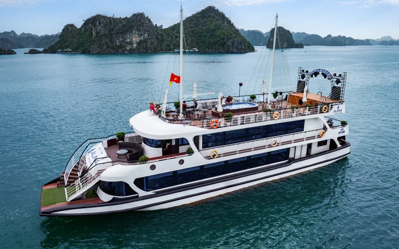 Alina Day Cruise: Ha Long Bay Tour with Sung Sot & Ti Top