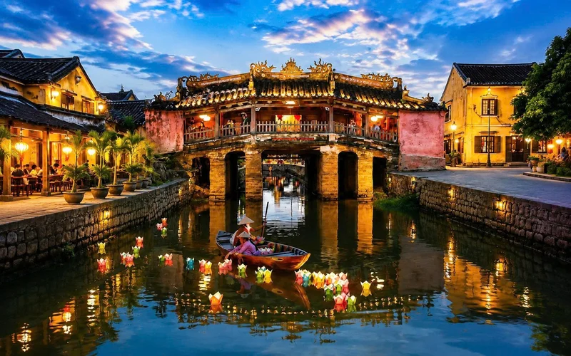 From Da Nang: Marble Mountains, Coconut Forest Basket Boat & Hoi An Ancient Town Tour