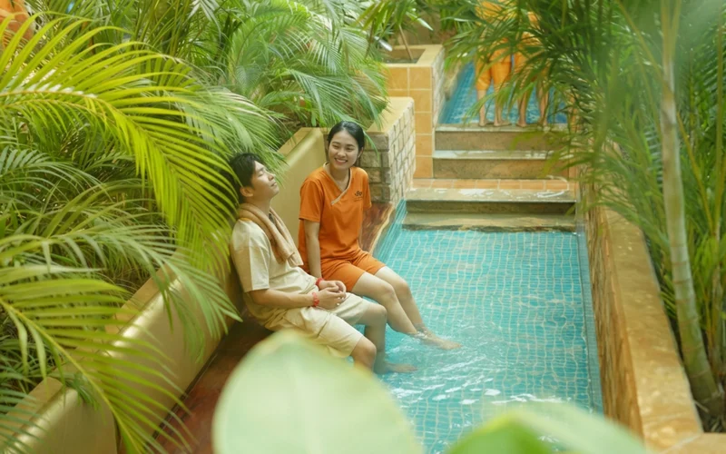 Golden Lotus Retreat World & Jjimjilbang in District 2 Ho Chi Minh by Klook from 9 USD