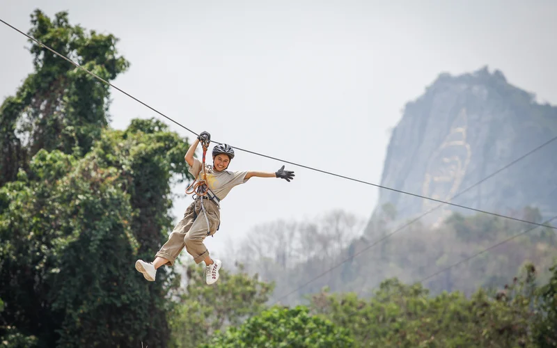 Zipline at Tarzan Adventure Pattaya