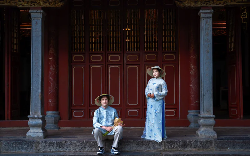 Featured tour with 63 reviews: Ao Dai Rental & Professional Photoshoot in Hanoi Old Quarter