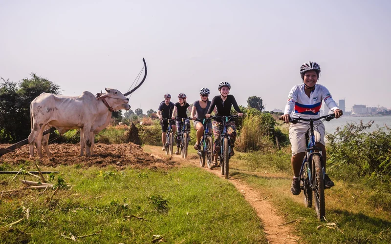 Featured tour with 30 reviews: Mekong Island Cycling Tour from Phnom Penh