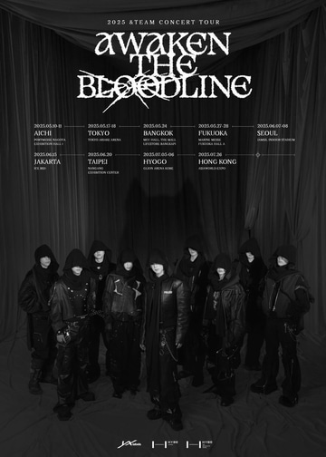 &TEAM 2025コンサートツアー　バンコク　シャツ　Tシャツ　エンチーム　Ⅱ 2025 &TEAM CONCERT TOUR 'AWAKEN THE BLOODLINE' IN BANGKOK