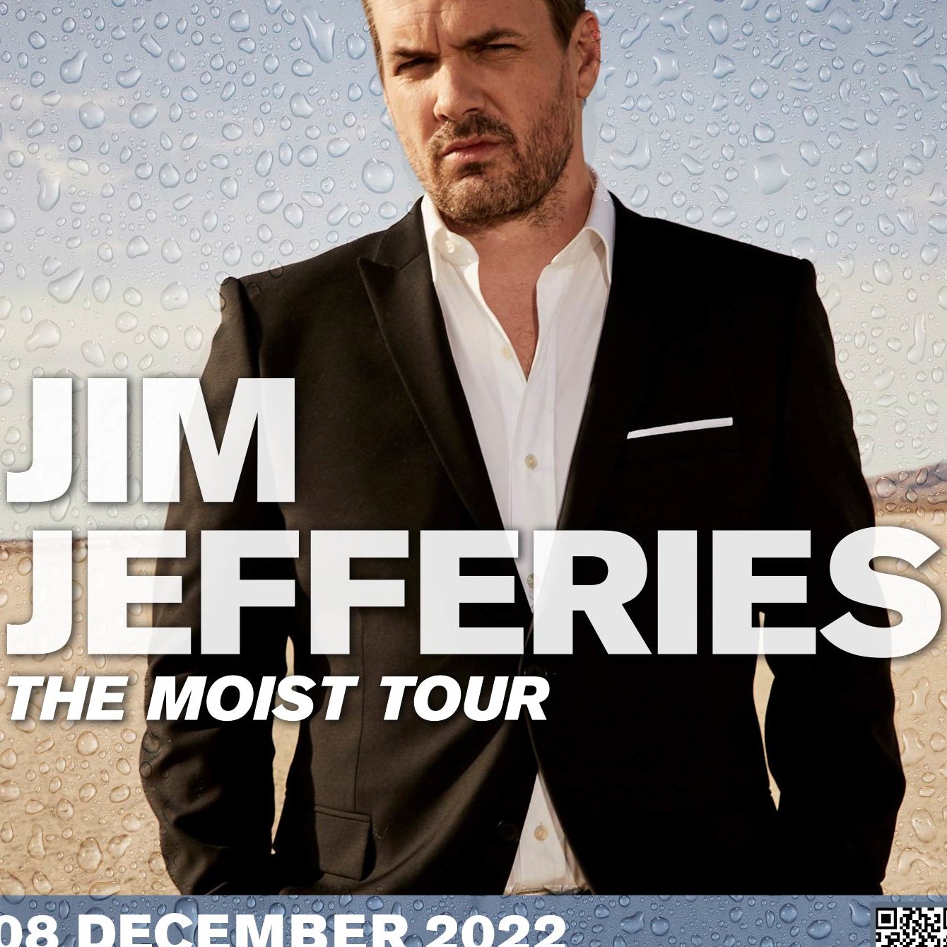 Jim Jefferies stand up comedy tour poster 2025