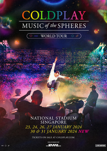 Coldplay World Tour in Singapore 2023 | Concert