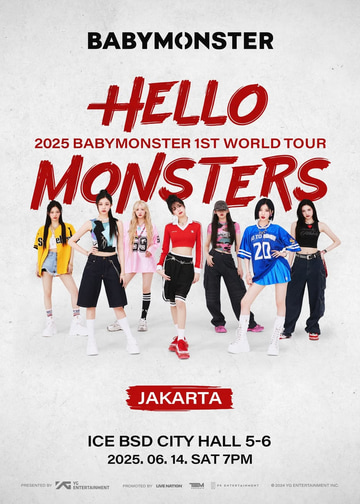 即納！最大半額！ Concert Jakarta BABYMONSTER 2025｜BABYMONSTER TOUR WORLD 1st アイドル