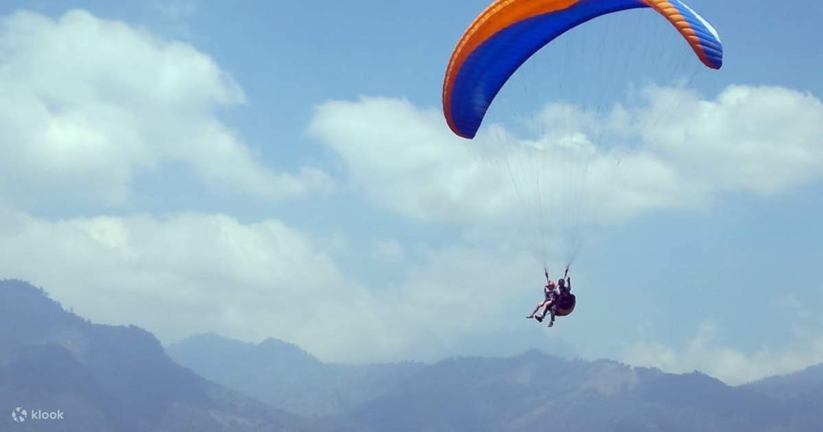 Paragliding Over Gunung Banyak in East Java