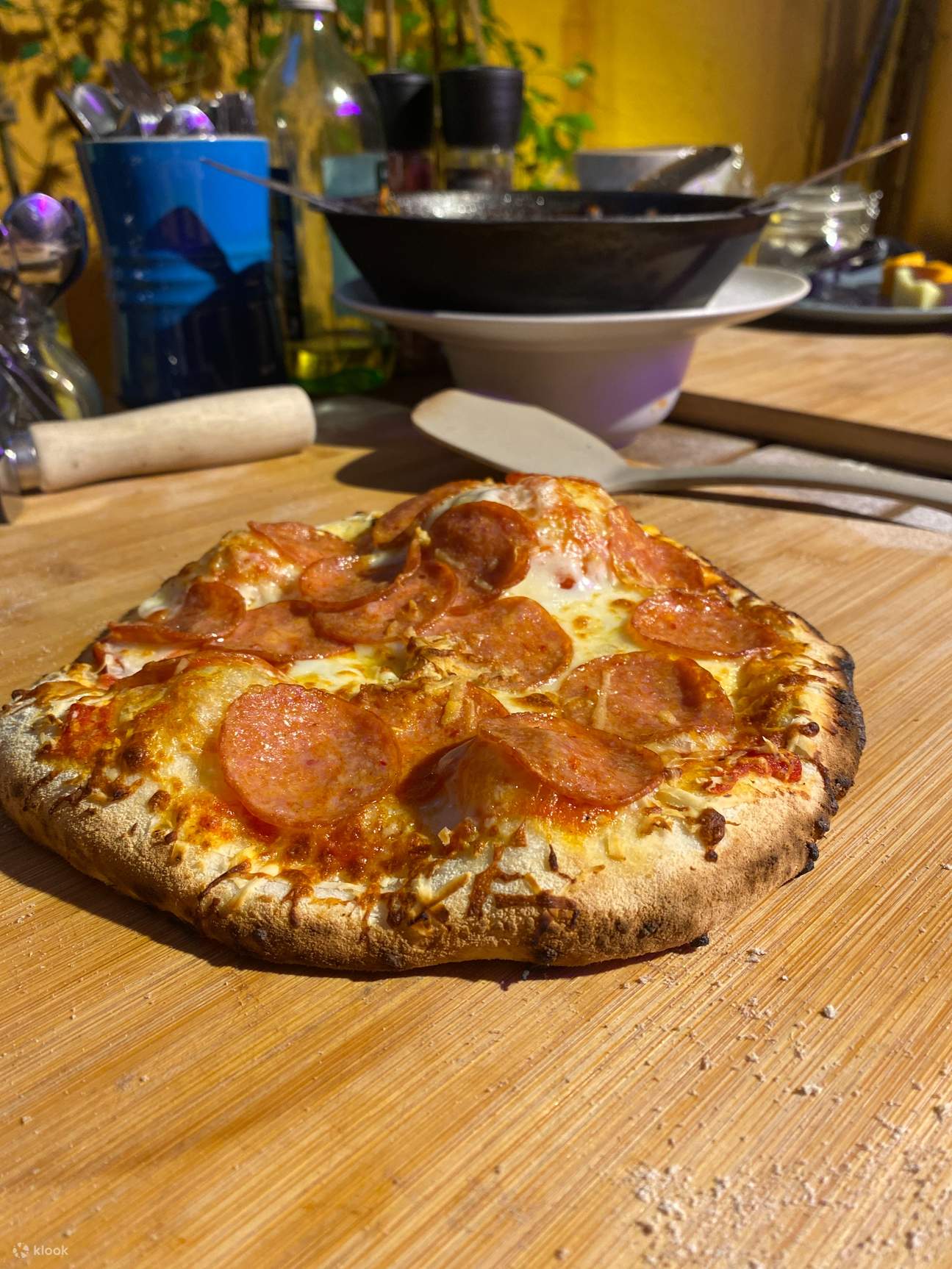 Secret Pizza Club Instagram post of a sizzling pizza