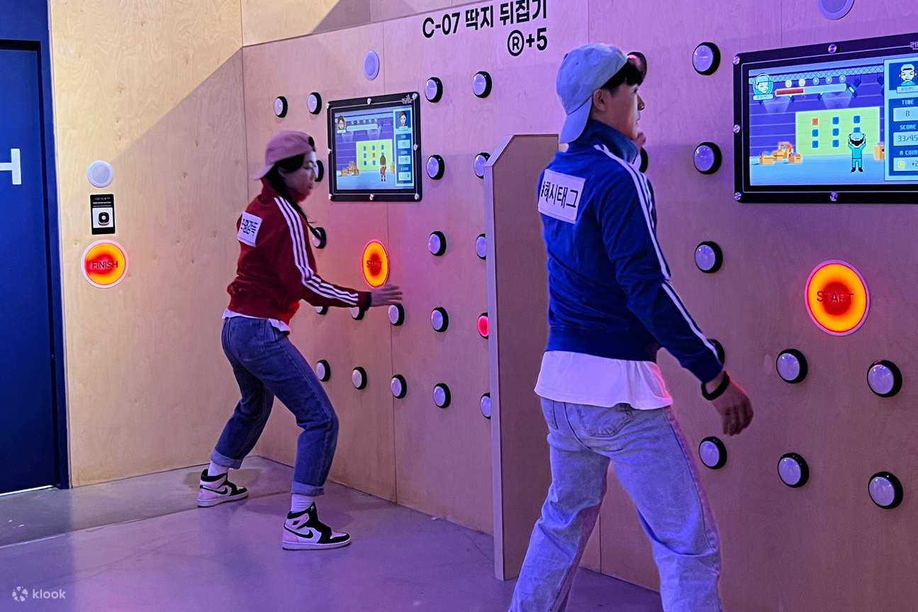 濟州 Running Man 互動牆挑戰真實場景
