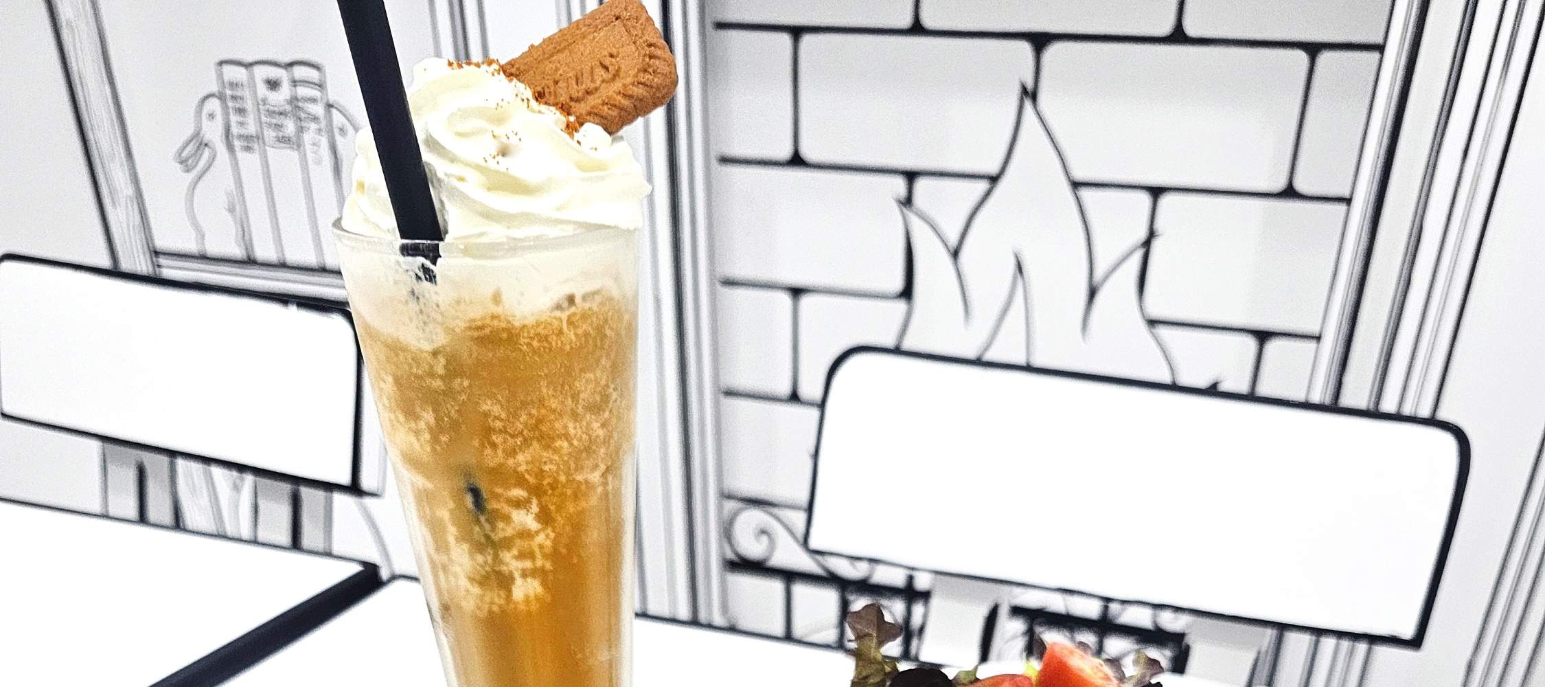 新加坡單色咖啡館