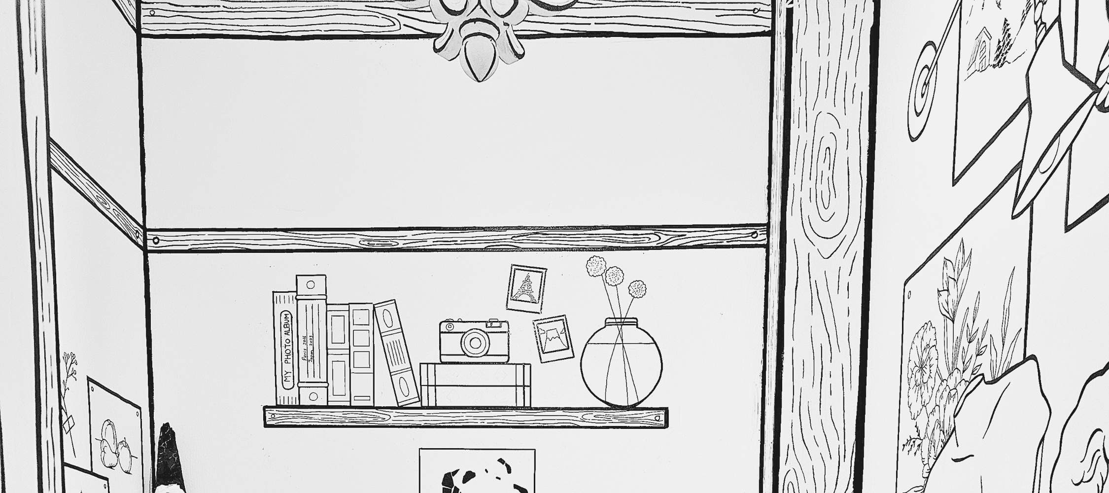 คาเฟ่โมโนโครมในสิงคโปร์