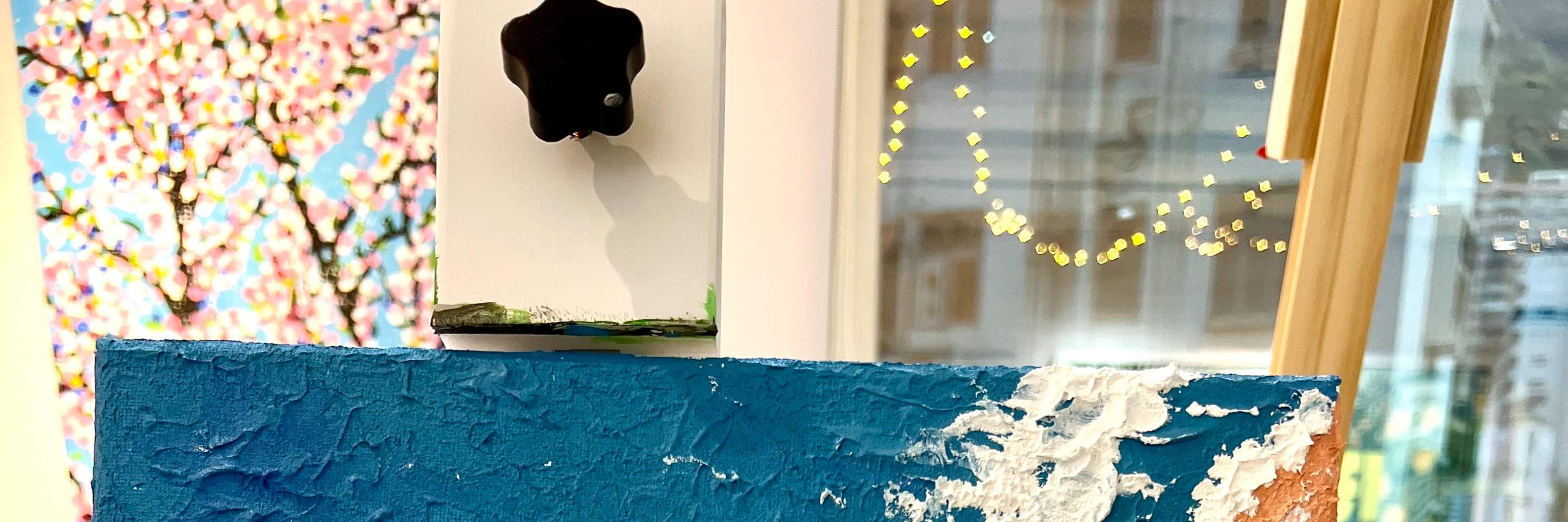 Rica Art Space - Lokakarya jamming seni akrilik｜Lokakarya lukisan tekstur｜Seni & Anggur｜Wan Chai