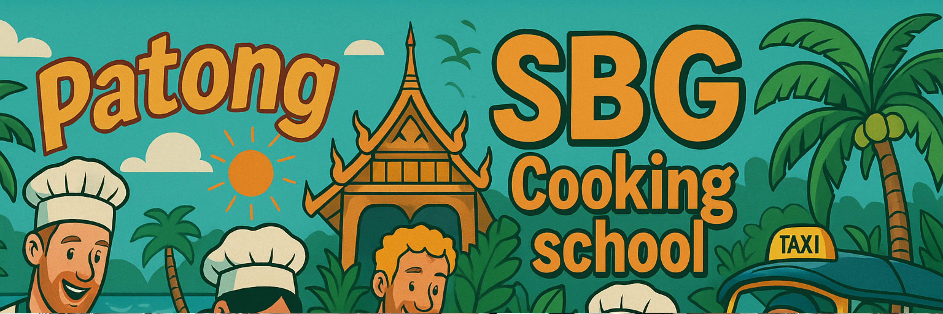 在普吉岛芭东SBG烹饪学校体验正宗泰式烹饪课程