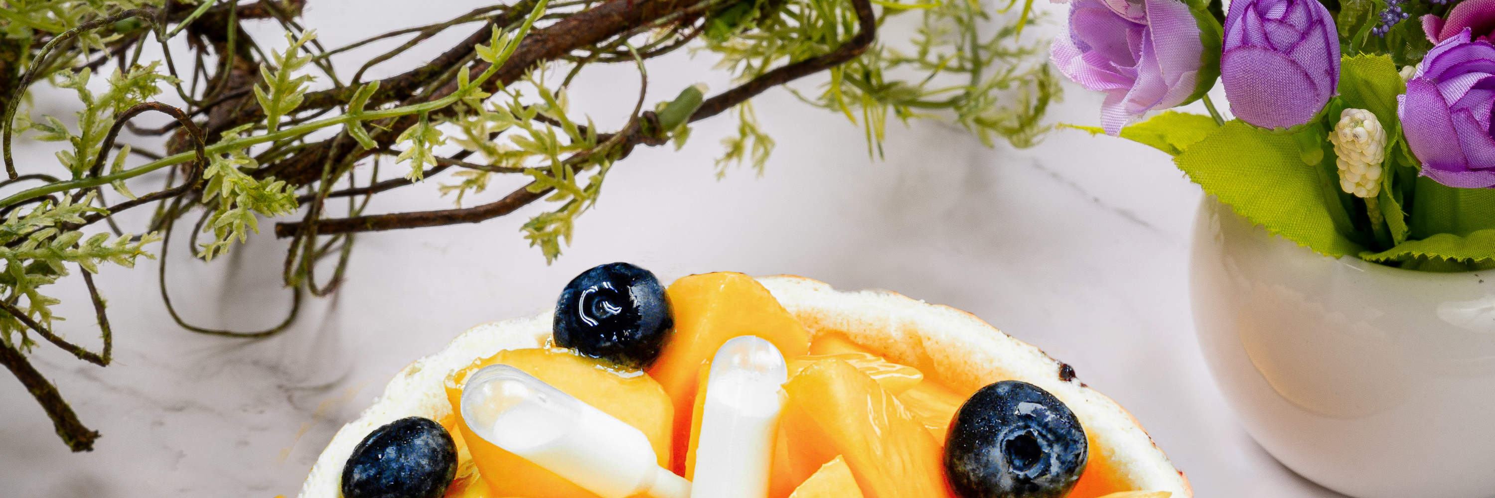 Mango Yoghurt Charlotte Cake