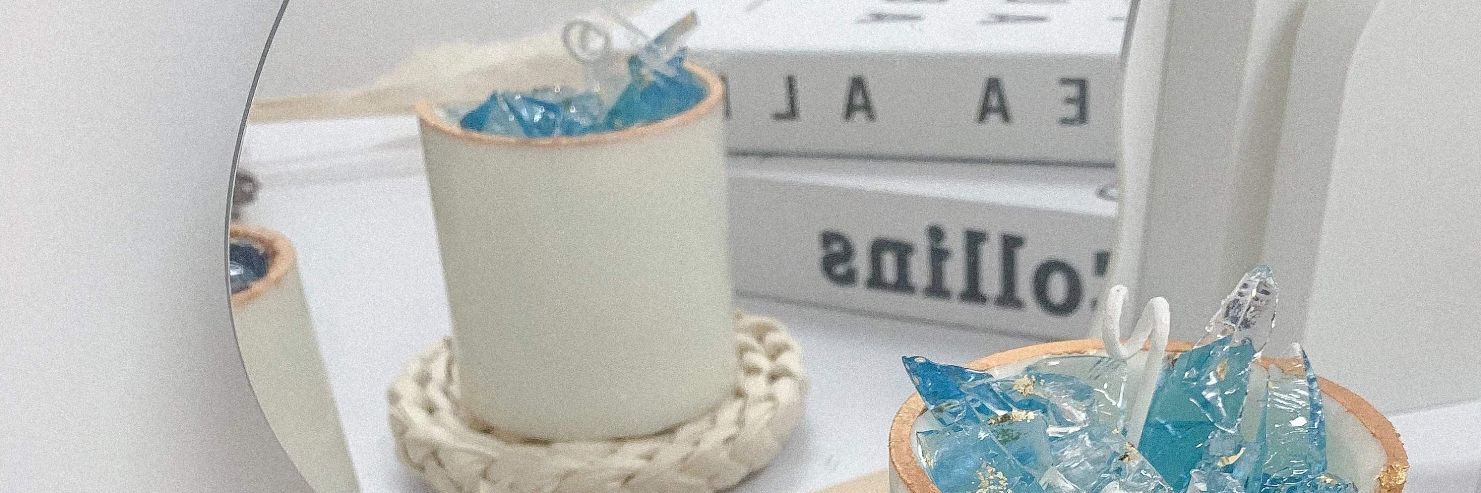 แสงออโรร่า - เทียนดาวเคราะห์｜เทียนกระถางฉ่ำๆ｜ลูกบอลคริสตัลฐานหินกระจาย｜เทียนมาการอง｜เทียนเหมืองคริสตัล｜ซวนหว่าน