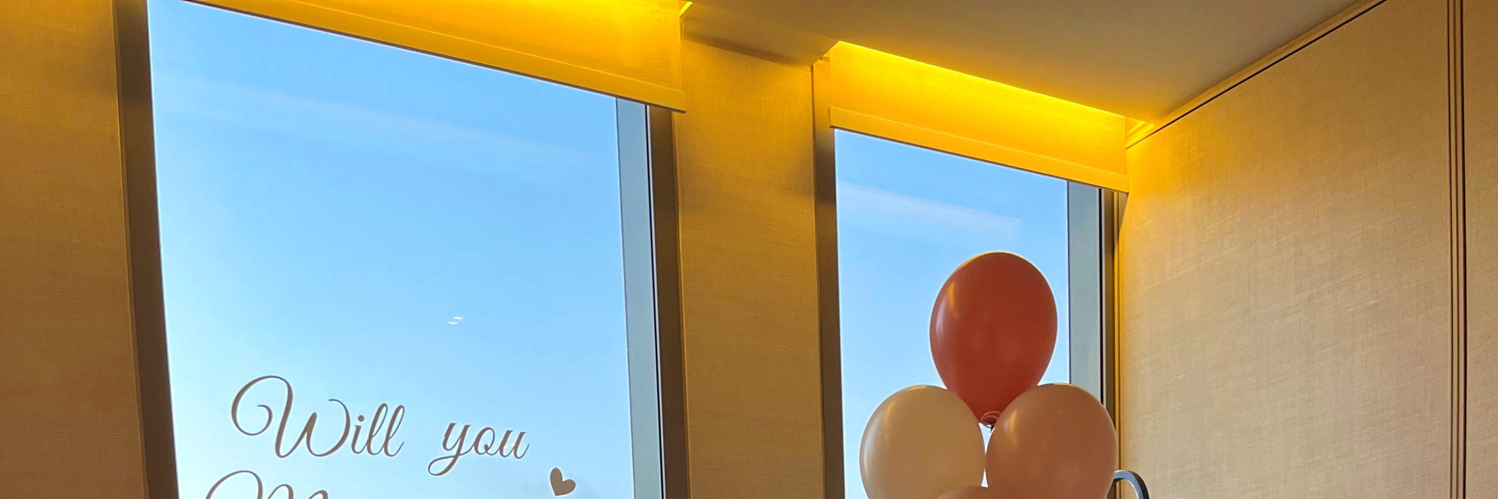 We’ll turn your hotel room into a dreamy drama set — where your loved one shines as the main character.