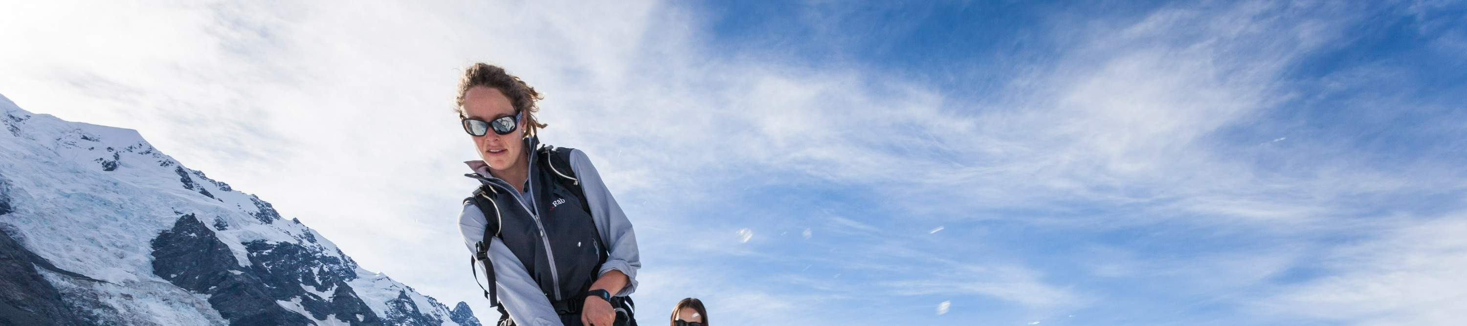 Exploration du glacier des Alpes du Sud