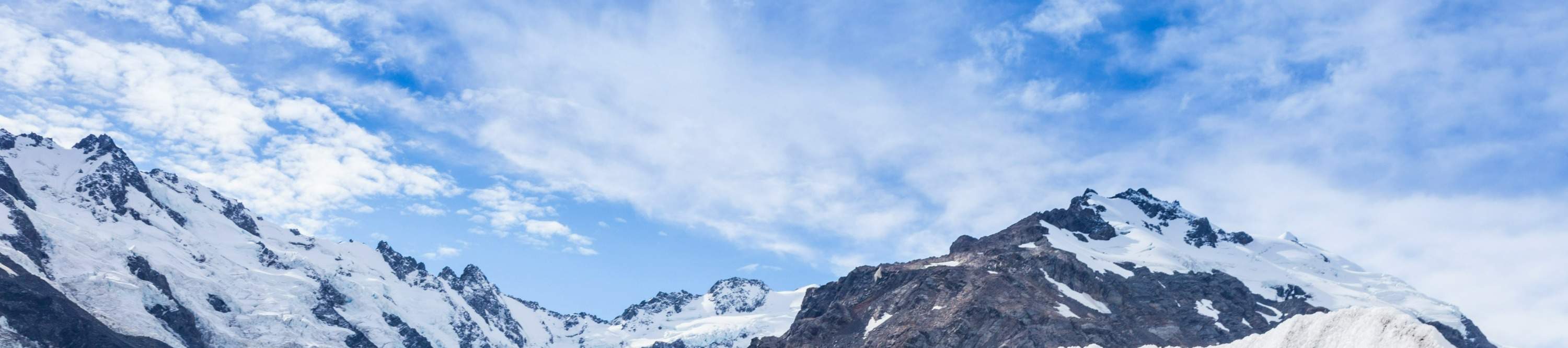 Aventure de randonnée sur glacier