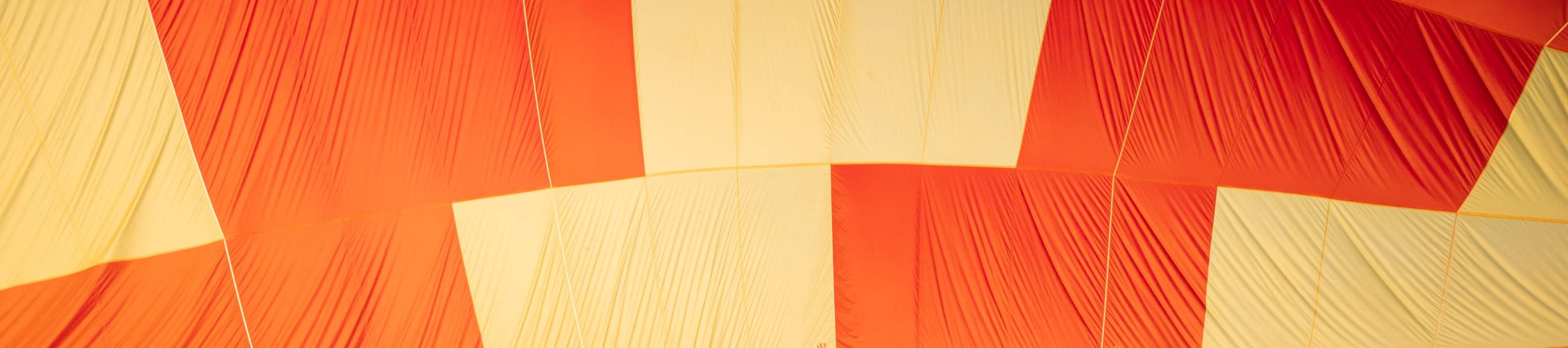 group picture with hot air balloon