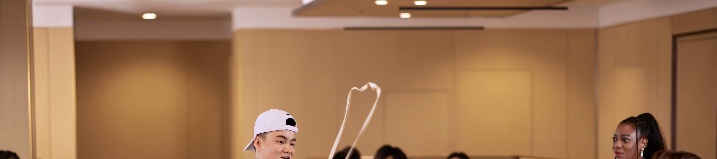 Catch the famous noodle dance