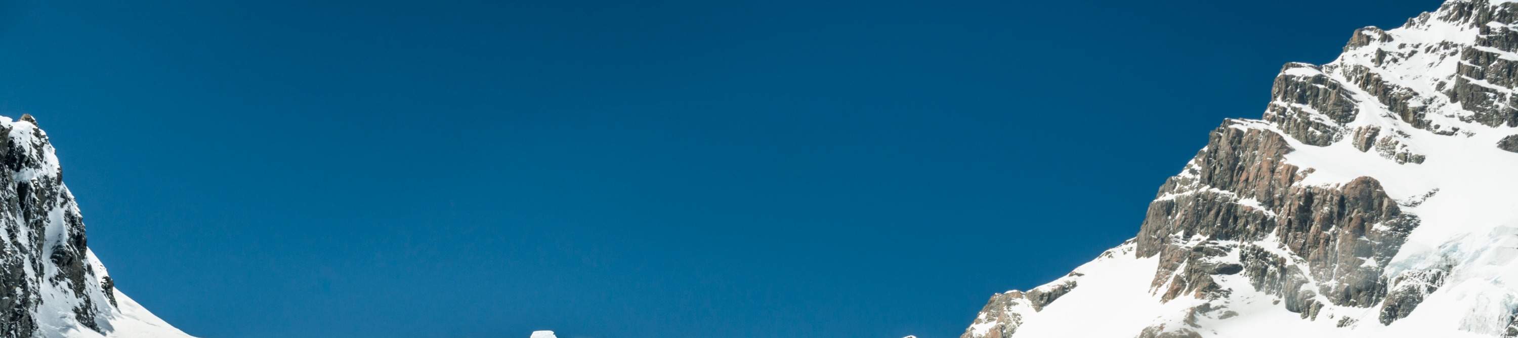 Fly to the tasman glacier and hike