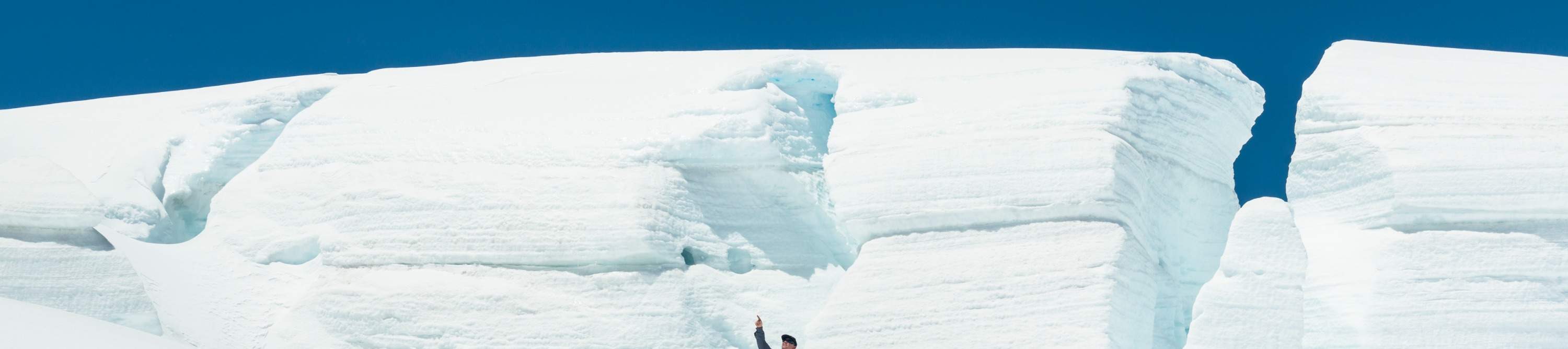 glacial formations on hike