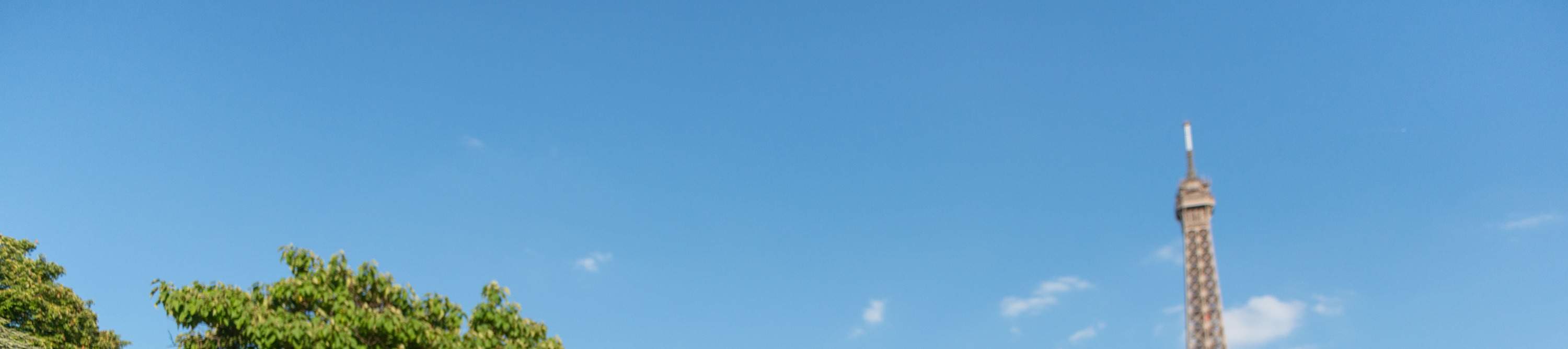 Amis prenant un selfie avec la Tour Eiffel