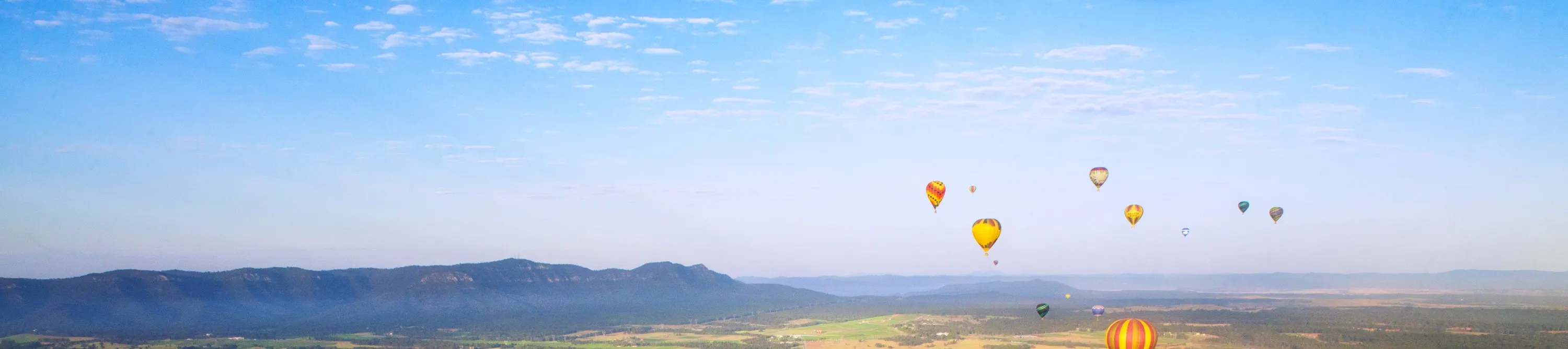 hot air balloon hunter valley