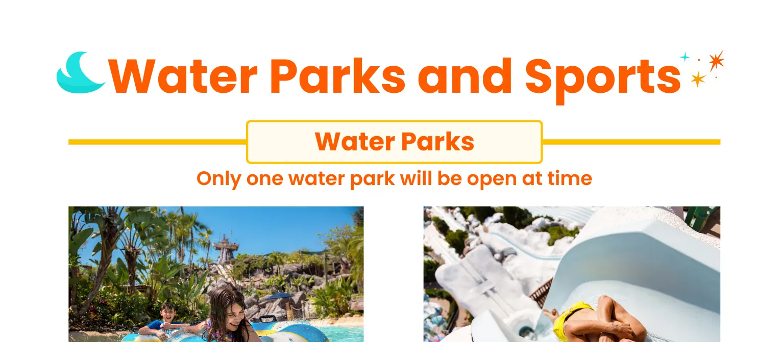 Water parks and sports