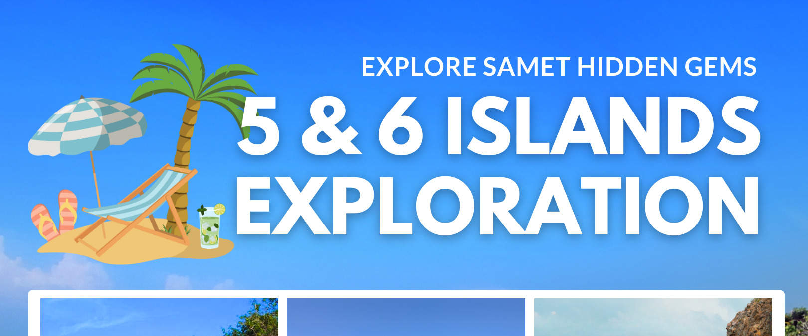 沙美岛：5岛或6岛浮潜之旅（含午餐可选） - Klook客路