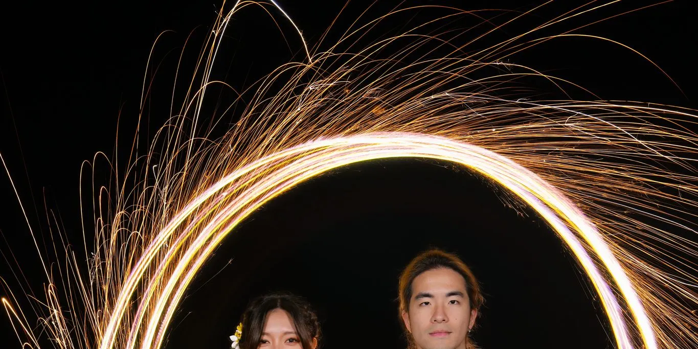 冲绳恩纳浴衣花火摄影