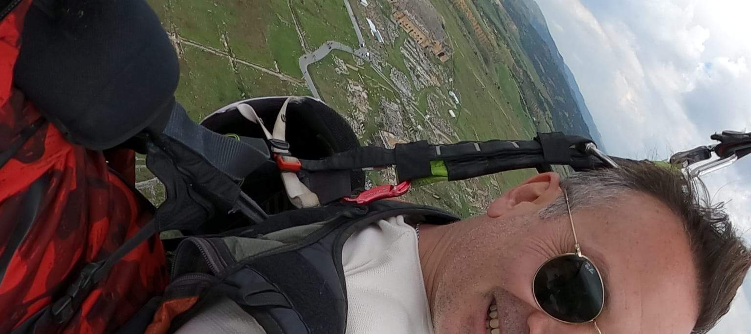 Полет на параплане в Памуккале с трансфером из отеля